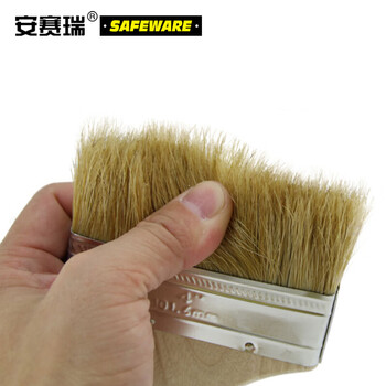 安赛瑞 木质油漆刷 毛刷 排笔刷 扫灰刷 油刷 8寸 毛长：46mm（20把装）460100