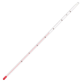 匡建仪表（CONJANT）WNG 玻璃温度计工业玻璃棒液体测温仪 高精度可检定 -10+50℃（红水精准渗透工艺） 