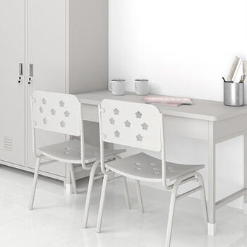 京顿办公桌学习桌培训桌阅览桌宿舍桌子三抽办公桌120*60*78cm