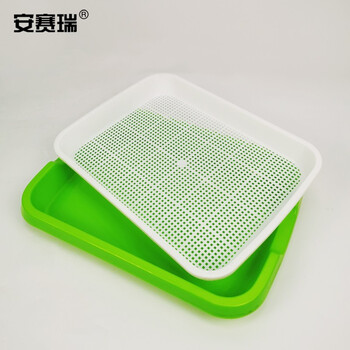 安赛瑞 育苗盘种植架 芽苗菜盘无土栽培豆芽菜育苗盘种植套餐 52×29.5×57cm 500132