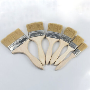 卡质 KAZHI 3寸油漆刷 工业用木柄刷子 防水毛刷加厚款 单个装