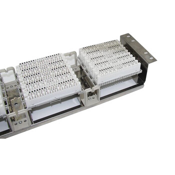 利合光电（LHG）VDF音频配线架不锈钢机架科隆卡接模块电话语音跳线架 VDF-150