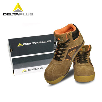 代尔塔 (Deltaplus)301343中帮轻便透气安全鞋 防砸 防静电 防油 防刺穿 定做 劳保鞋40码