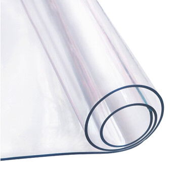 3G 水晶板透明软玻璃PVC桌布 桌板  厚2mm*宽120cm*长13m 企业定制