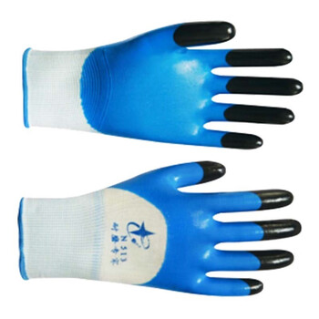 雄星  丁腈橡胶N513防滑透气耐酸碱耐磨星宇系列手套 12付*件