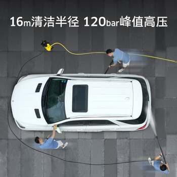 KARCHER德国卡赫 高压清洗机洗车机 220V IPX5级防水洗车水枪 卷轴收纳K3HR