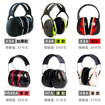 3MH7A隔音耳罩专业防噪音睡眠用睡觉神器降噪音工业工厂降噪防干扰