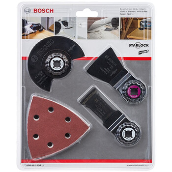 博世（BOSCH）Starlock木工专用13件套多功能切割打磨机附件