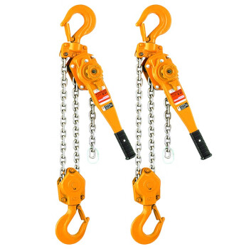 凯道 KITO LB025日本原装进口环链手扳葫芦吊具起重工具 黄色 2.5T 1.5M 现货