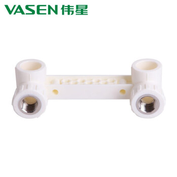 伟星 PPR水管 管材管件25 4分配件 PPR水管配件水暖管件 连体内丝三通DN25/4分 【白色连体内丝三通25*1/2】