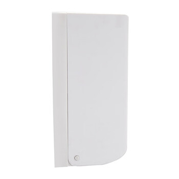 美家日记（MEIJIARIJI）白色擦手纸盒 干手三折纸巾盒 商用免打孔 吸水纸盒 酒店宾馆公共卫生间抽纸盒