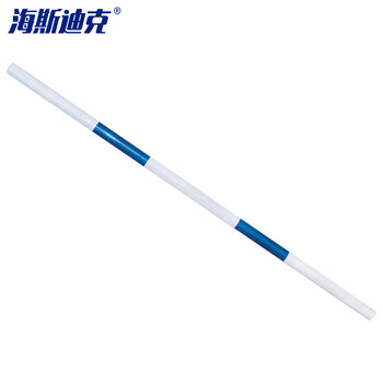 海斯迪克 HK-219 塑料隔离墩 红白蓝白市政施工护栏路障 防撞反光蘑菇墩 连接杆 蓝白2M
