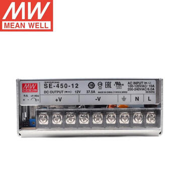 明纬（MEANWELL）SE-450-12 12V单组输出工控机床 明纬开关电源