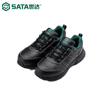 世达（SATA）FF0704驭风防滑安全鞋（保护足趾防穿刺电绝缘） 黑色 40 