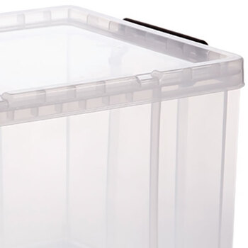 兰诗（LAUTEE）HH2170 物流箱 大号长方形收纳箱 仓储零件工具收纳周转箱 784号6个装(450*330*305)