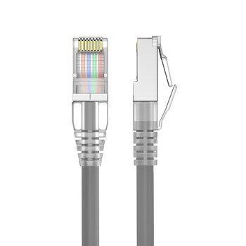 千天（Qantop）QT-WP33L 六类非屏蔽网络跳线 工程级CAT6类网线1.5米纯铜成品网线灰色