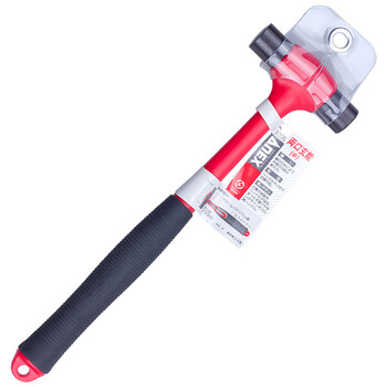 安力士牌（ANEX）进口迷你锤No.9006钳工锤 榔头 表带铁锤 胶锤 两头玄能无尖锤子(中) 235g