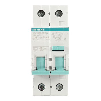 西门子(SIEMENS)空气开关 漏电保护器1P+N 32A带漏保5SU93561CR32