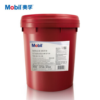 美孚（Mobil）工业机械润滑油 抗氧化 热降解 超级齿轮油 600 XP 100 208L/桶