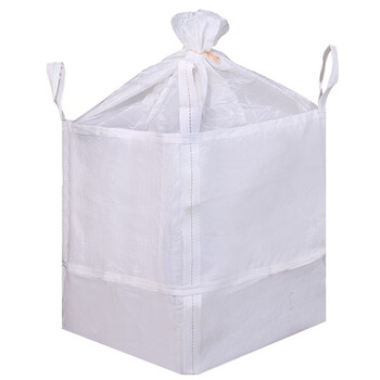 飞尔（FLYER）方形吨包袋 加厚太空袋 承重1.8吨集装袋 编织袋 四吊两围托底上封口布90x90x110cm【FLJD279】