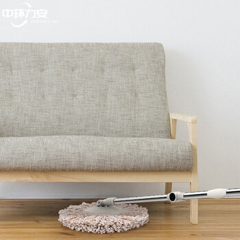 中环力安【加强杆+金属盘+1头】懒人拖布拖地净带桶套装旋转式拖把双驱动自动甩干