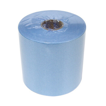 谋福 CNMF 8265 工业无尘擦拭纸 吸油纸无尘纸大卷纸静电除尘纸 500张/卷 (大卷纸 蓝色款)