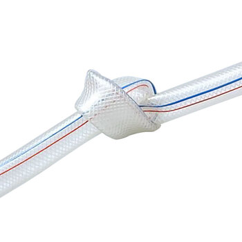 益美得 WY4047 塑料透明软管浇水管蛇皮管包纱管 6分厚50米