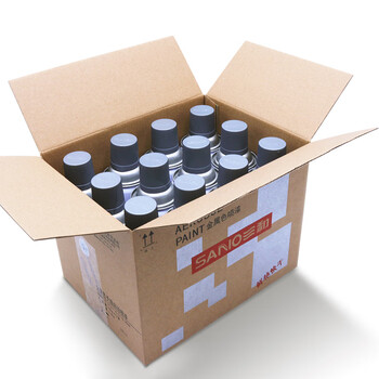 三和 金属自喷漆 防锈漆 油漆喷漆罐 手喷漆轮毂改色漆 350ml 12支/箱 J2B291银灰色