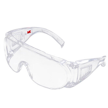 3M 护目镜防护眼镜防刮擦防喷溅访客眼镜 1611HC 1副装 企业定制