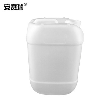 安赛瑞 塑料桶堆码桶（25L） 化工桶油桶废液桶密封塑料桶存水桶带盖方桶 本色 500012