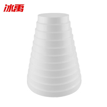 冰禹 BYzx-91 多口径烟管变径圈 厨房吸油烟机变径管排风管大小转换接头 100*200