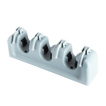 海斯迪克 gnjz-1233 拖把架挂钩架 卫生间浴室拖把支架需打孔 5挂6钩