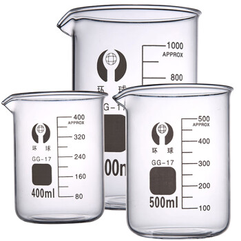 兰诗（LAUTEE）SY2003 高硼硅玻璃烧杯 耐高温  刻度杯化学实验烧杯1000 mL（1个）