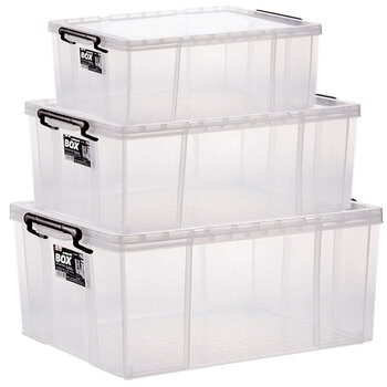 兰诗（LAUTEE）HH2170 物流箱 大号长方形收纳箱 仓储零件工具收纳周转箱 784号6个装(450*330*305)