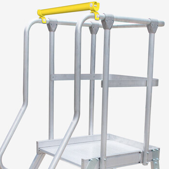 亚迈狮 铝合金仓库登高车 超市理货梯 平台登高梯 8步梯  可移动 FP系列