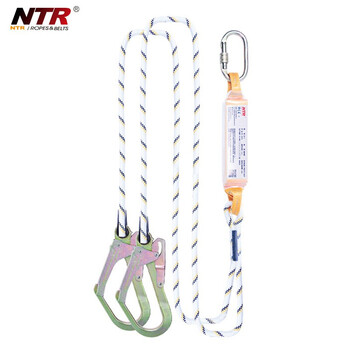 耐特尔NTR KB02双钩缓冲绳 安全带安全绳 定做 1条