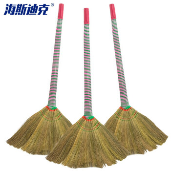 海斯迪克 HKQJ08 手工扫帚 清洁扫把笤帚 天然芒草扫帚颜色随机（1把）