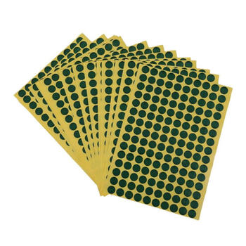 雅恪尚 靶贴 圆形补胸环靶纸贴绿色白色打靶训练纸贴纸 绿色小号一本