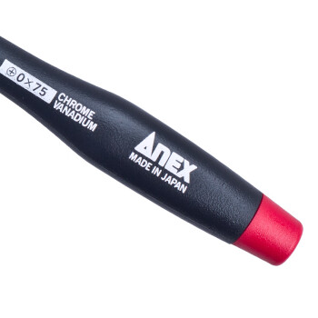 安力士牌（ANEX）进口精密螺丝刀 No.3450 十字螺丝刀 模型螺丝刀 PH0 3.0X75mm 十字