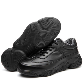 旭昊劳保鞋男防砸防刺穿加绒棉款安全功能鞋939防滑耐磨轻便舒适工作鞋 黑色 41