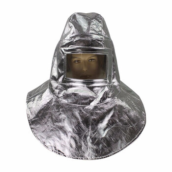 宏兴(Hong Xing)DA-097 铝箔隔热头罩 防火防护消防员耐高温隔热面具 500度 1个
