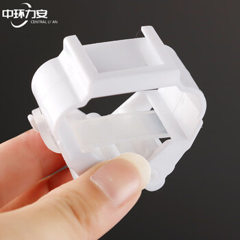 中环力安【颜色随机】无痕拖把挂钩拖把夹便捷置物壁挂架免打孔黏胶挂钩架子