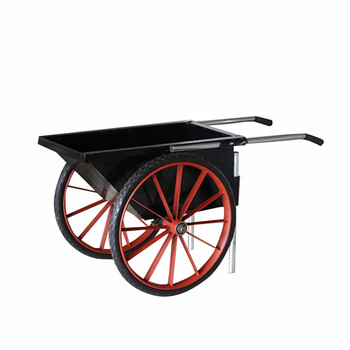 益美得 CT-516 加厚手推车斗车建筑工地车环保车搬运车垃圾车劳动车翻斗车 大号2.0厚斗黑色（耐磨实心轮）