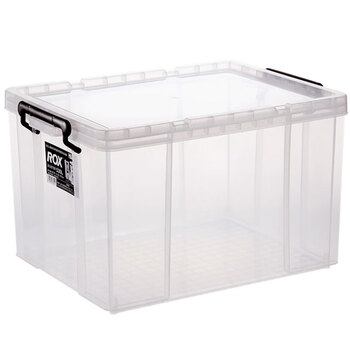 兰诗（LAUTEE）HH2170 物流箱 大号长方形收纳箱 仓储零件工具收纳周转箱 784号6个装(450*330*305)