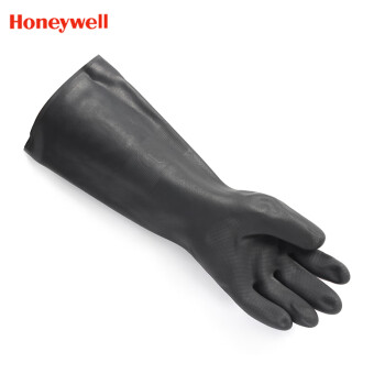 霍尼韦尔Honeywell 2095025氯丁橡胶防化手套防化学品耐油耐酸碱手套约41CM(8号)1双