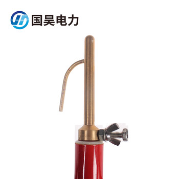 国昊电力 10kV高压放电棒 有阻无阻通用放电棒杆长1米 2方 线长5米 直放阻放两用 现做货期1-30天