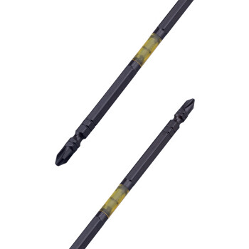 安力士牌（ANEX）进口黑龙韧性批头ABRM-2150 耐40V强磁双头螺丝刀 十字风批咀 PH2X150mm 2支装