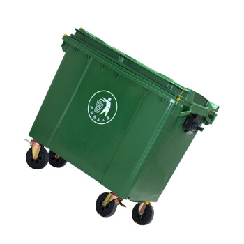 苏识 YJ-A178 户外垃圾桶手推清洁车有带盖移动垃圾箱 特厚全新料无盖1100升