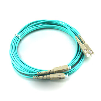 凌科朔(LINKSHIRE) 电信级万兆多模双芯OM4光纤跳线SC-SC 万兆 OM4 SC-SC 2米