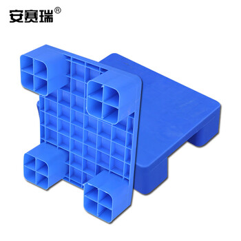 安赛瑞 四脚平板防潮垫板 超市仓储托盘叉车栈板地垫 承重约500kg 60×40×12cm 28404